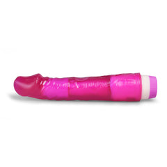Wild Ride Dildo 7" with vibrator pink