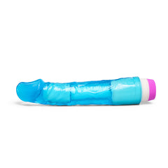 Wild Ride Dildo 7" with vibrator Blue