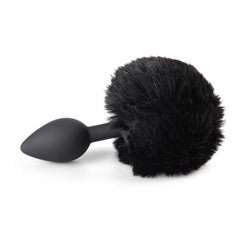Silicone Bunny Butt Plug black