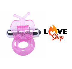 Butterfly vibrating ring