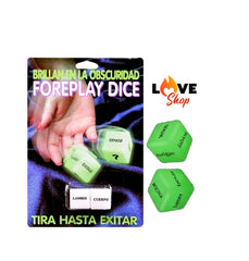 Foreplay Dice Brilla en la Oscuridad