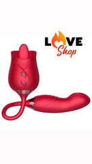 Rose toy with tongue dual