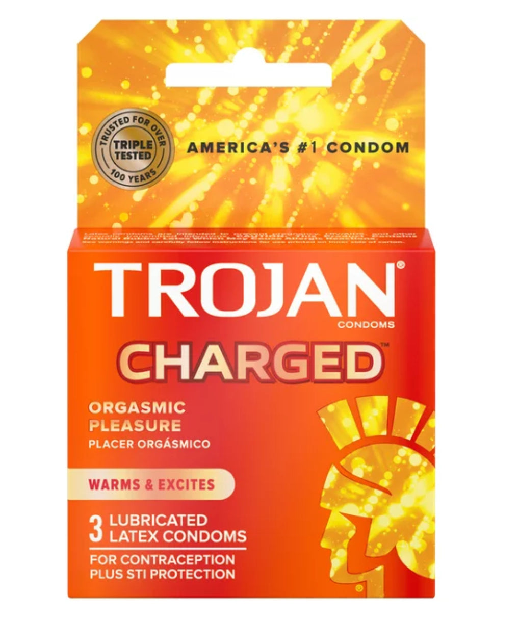 Trojan Charged 3pk